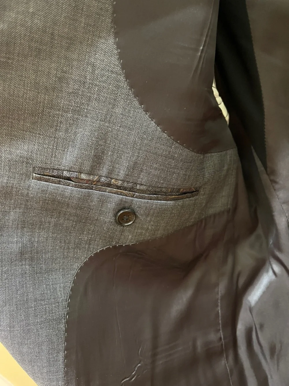 Ralph Lauren Gray Men’s Two-Button Blazer 42R